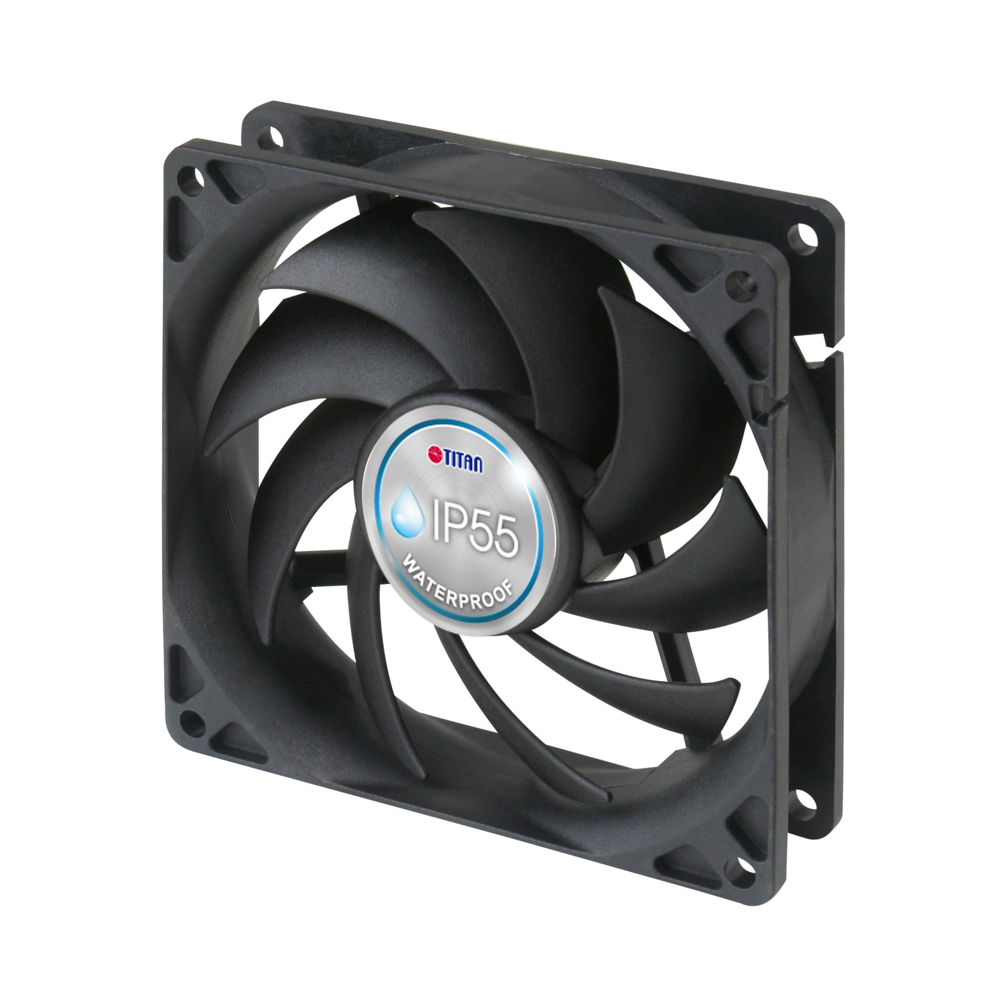 Titan TFD-9225HH12B/KW(BX) Gehäuselüfter 92x92x25mm IP55 12V