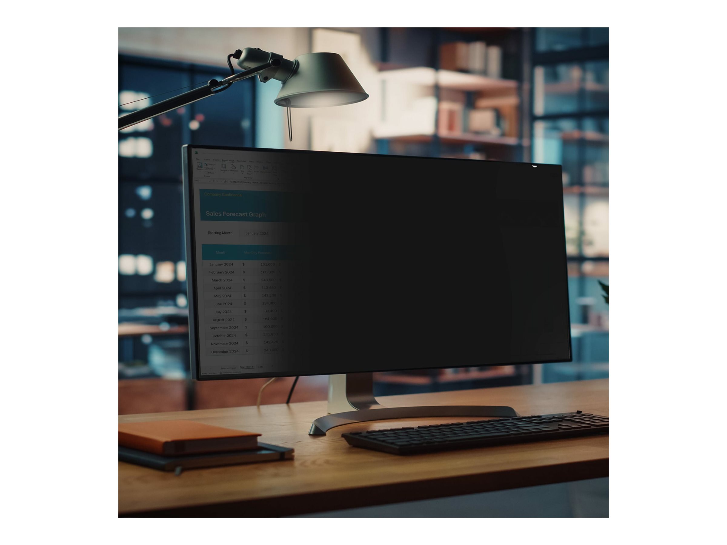 StarTech.com Blickschutzfilter für Dell P3424WE 34" 21:9 Doppelseitig TAA-konform Schwarz