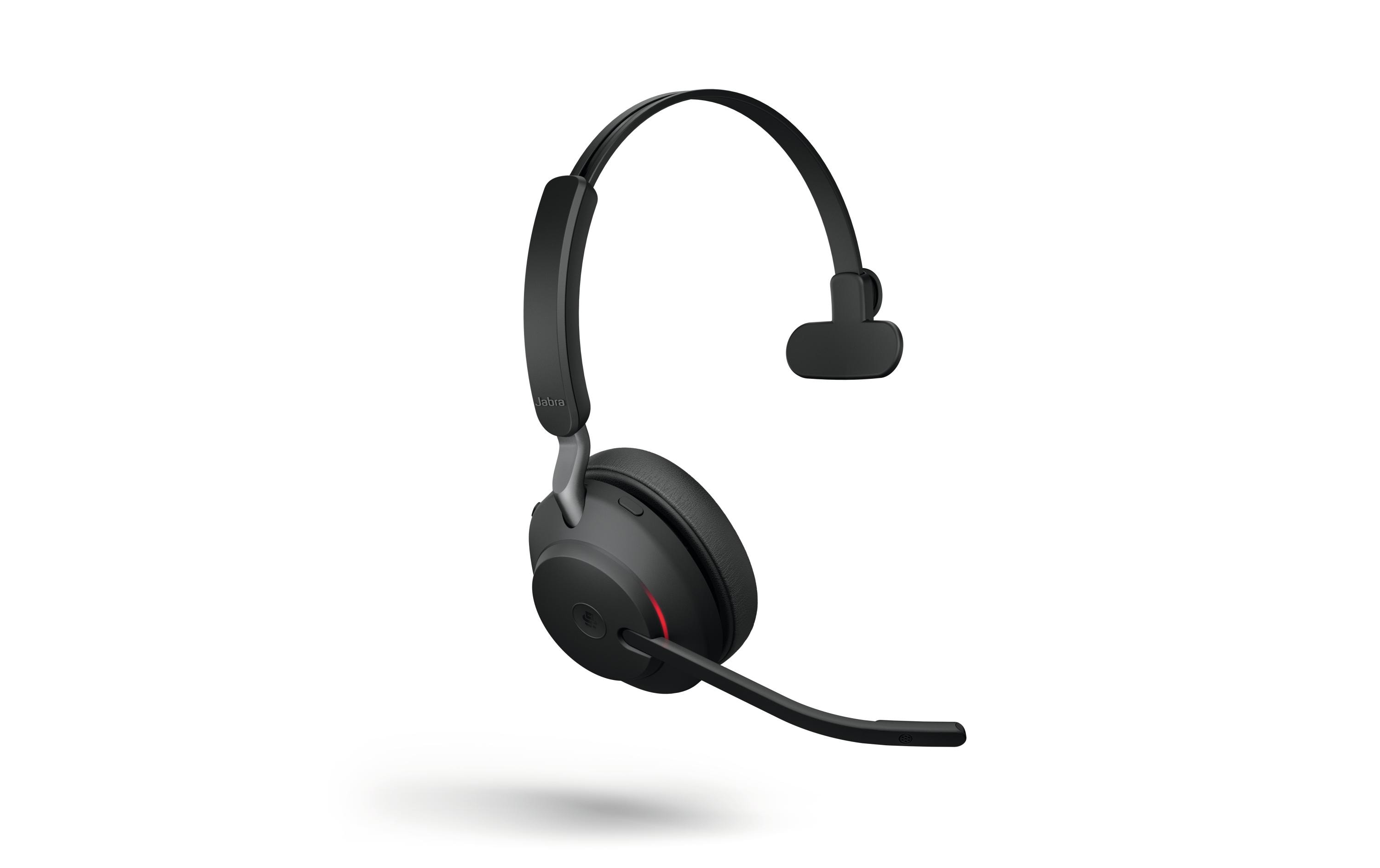 Jabra Evolve2 65 MS Mono On-Ear Bluetooth Headset Schwarz