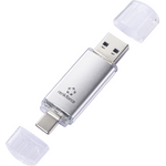 Renkforce RF-USBOS-230 USB-Stick 64 GB Silber RF-6688140 USB-A, USB-C® (RF-6688140)