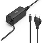 Hama Universal-USB-C-Notebook-Netzteil, GaN, Power Delivery (PD), 5-20V/65W (00200023)