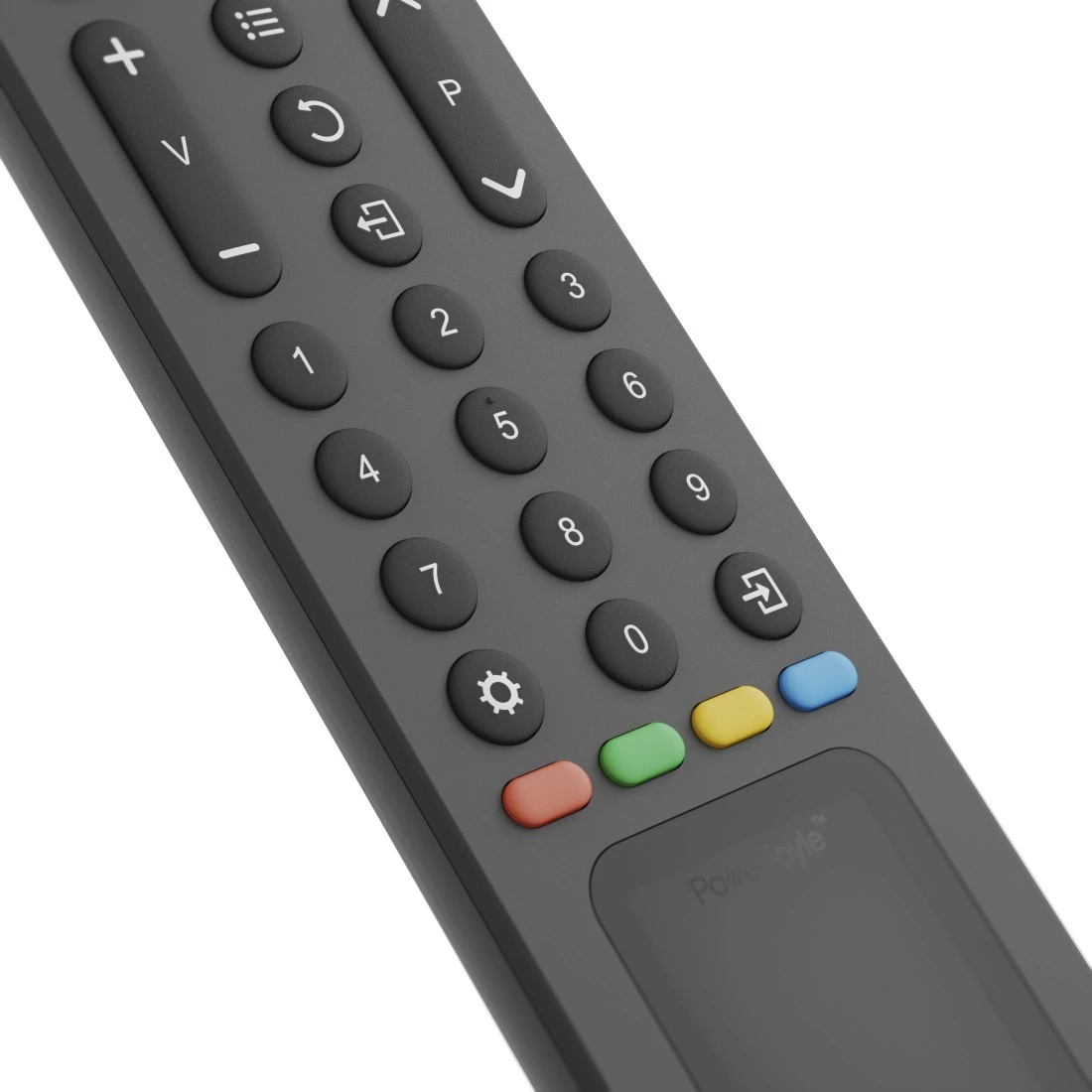 Hama Universal-Fernbedienung TV, IR, Solar für 8 Geräte, lernfähig, Schwarz