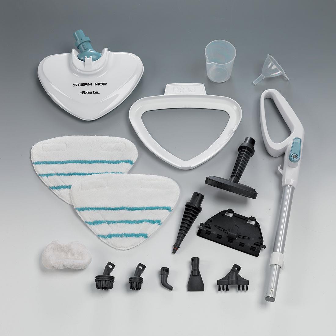 Ariete Steam Mop 4164 Dampfmopp 1500 W Weiß, Hellblau