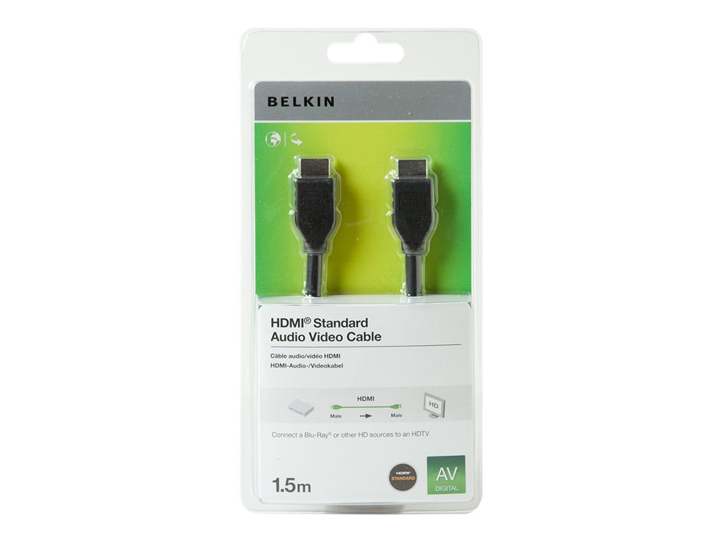 Belkin Standard HDMI-Kabel 1,5 m 4K Schwarz