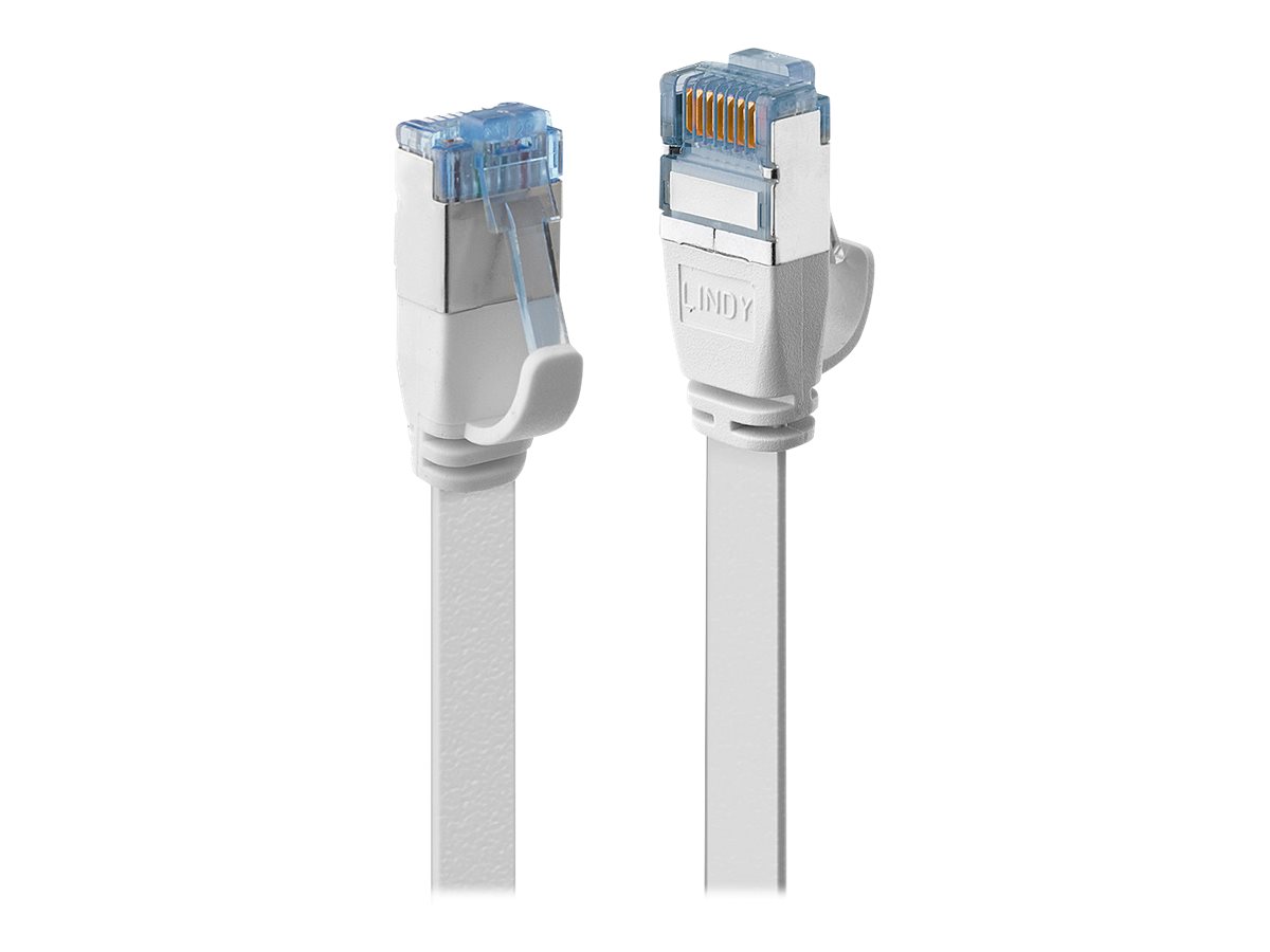 Lindy Patch-Kabel CAT 6a U/FTP RJ-45 zu RJ-45 2 m Weiß