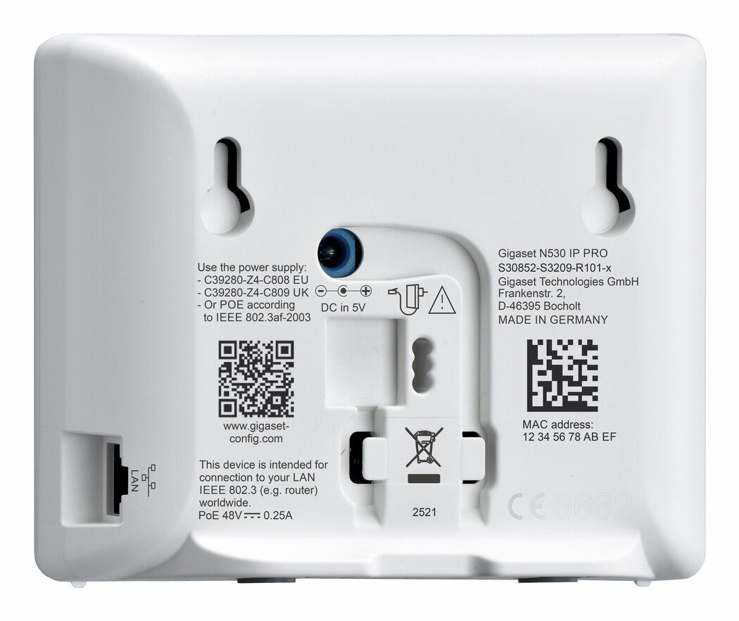Gigaset N530 IP PRO DECT-Basisstation Weiß