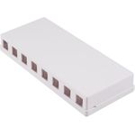 shiverpeaks ®--Keystone Anschlussbox, 8-fach, weiß (BS08-10119)