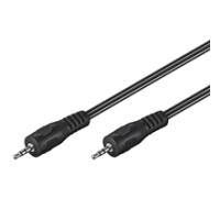 Wentronic Goobay 3,5mm-Klinke-Verbindungskabel, Schwarz, 10 m - Klinke 3,5 mm-Stecker (3-Pin, Stereo) > Klinke 3,5 mm-Stecker (3-Pin, Stereo) (50931)