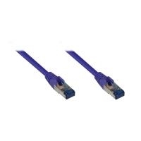 RNS® Patchkabel mit Rastnasenschutz, Cat. 6A, S/FTP, PiMF, halogenfrei, 500MHz, violett, 50m, Good Connections (8060-H500V)