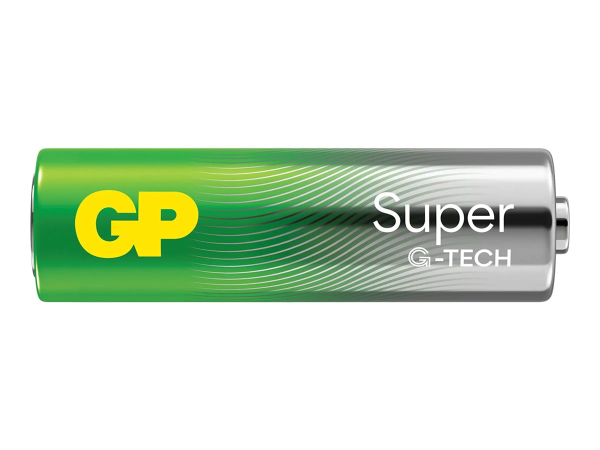 GP Super AA 1,5 V Alkalische Einwegbatterie 40 Stück Grün, Grau