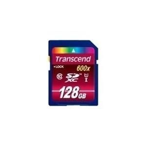 Transcend SDXC Card 128GB Class 10 UHS - 0.125 GB - Secure Digital Extended C...