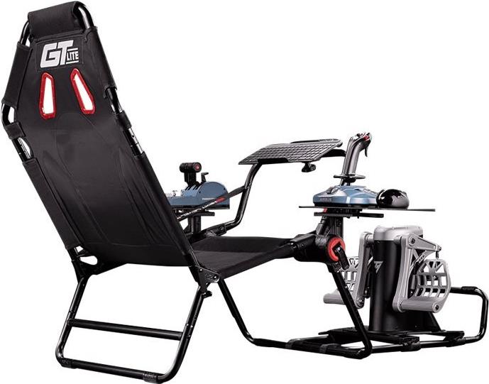 Next Level Racing GTLite Rennsimulator-Cockpit Schwarz, Rot