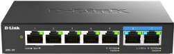 D-Link DMS-107/E Netzwerk-Switch Unmanaged Gigabit Ethernet (10/100/1000) Schwarz (DMS-107/E)