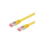 RNS® Patchkabel mit Rastnasenschutz, Cat. 6A, S/FTP, PIMF, halogenfrei, 500MHz, gelb, 1,5m, Good Connections (8060-H015Y)