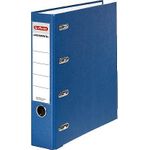 herlitz PP-Doppelordner maX.file, Rückenbreite: 70 mm, blau zweifache DIN A5-quer-Ablage, PP-Kunststoffbezug, Einsteck- (10842276)