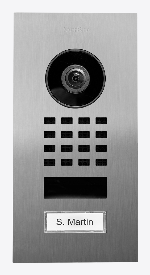 DoorBird D1101V IP Video Türstation Unterputz Edelstahl V4A