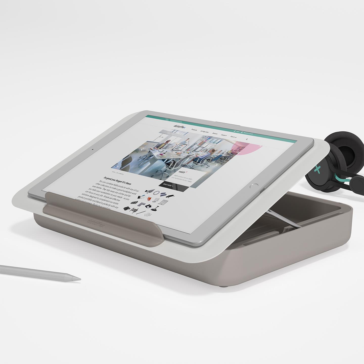 Dataflex Addit Bento 900 15" Notebook-Ständer Weiß
