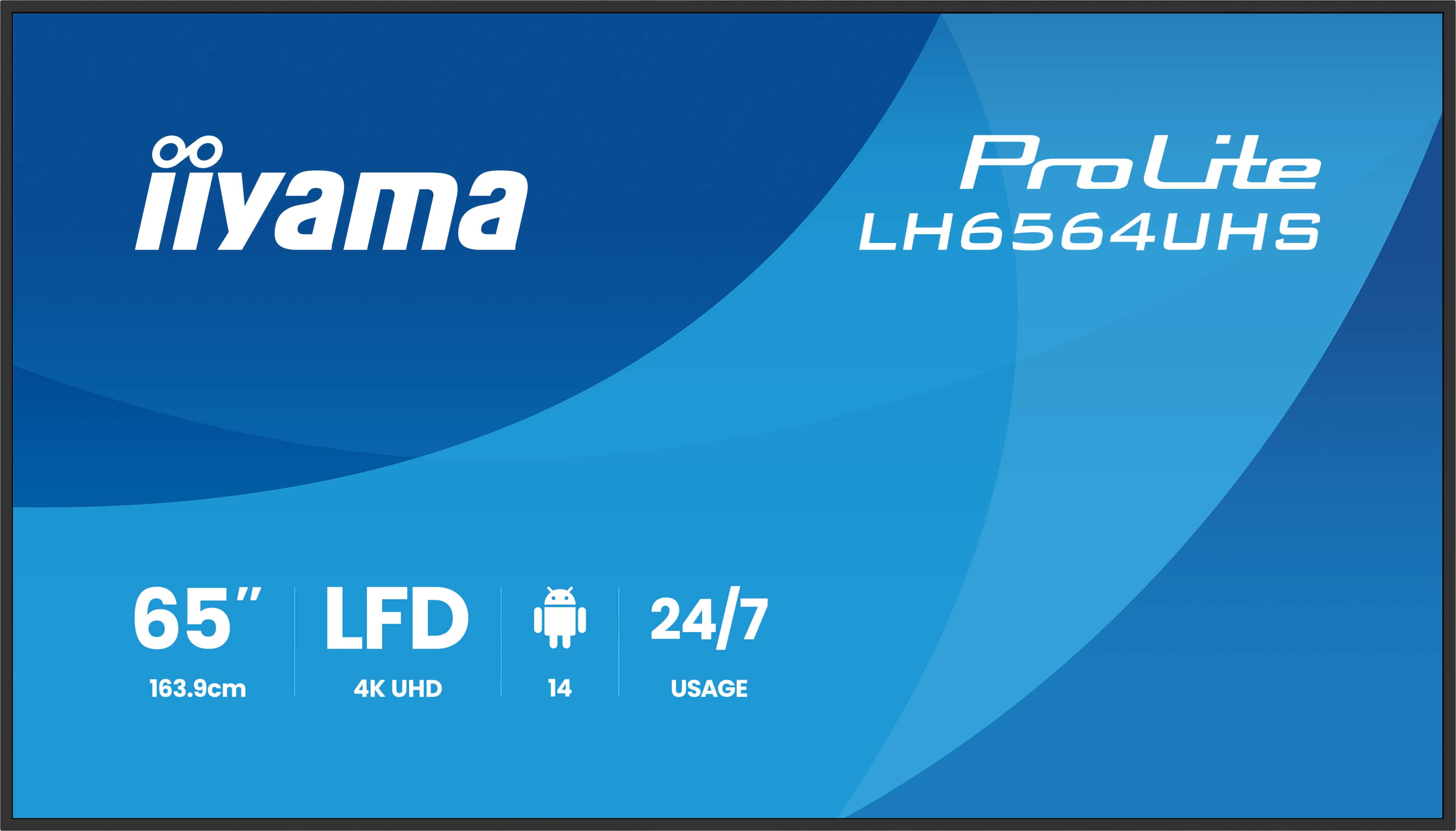 Iiyama 65iW LCD 4K UHD VA (LH6564UHS-B1AG)