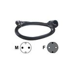 BACHMANN Verlaengerung Schuko St -Bu 3m schwarz 341185 (19.07.1166)