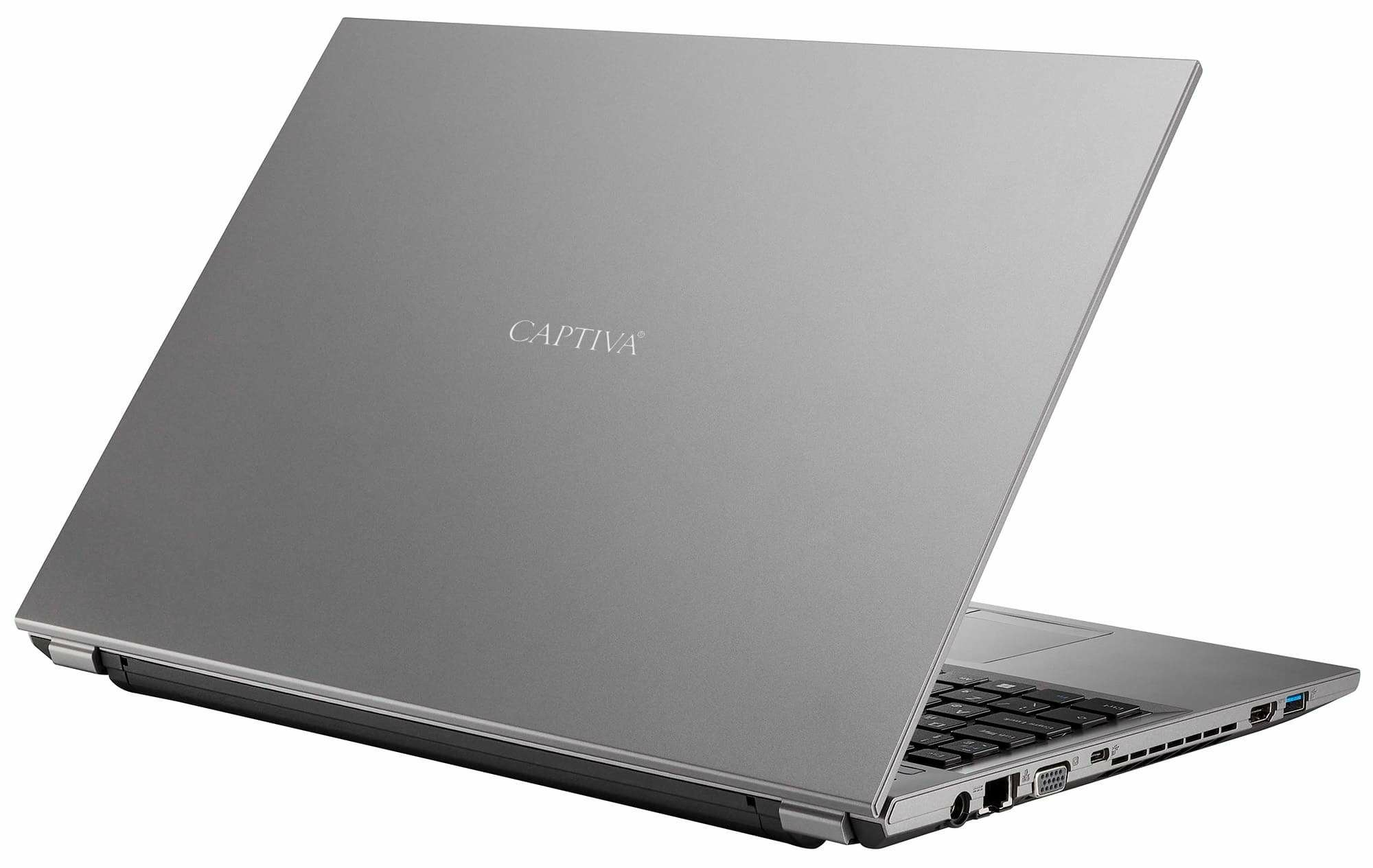 CAPTIVA Business/Office I10-0765GE 15.6" Intel Core i7 16 GB RAM 1 TB SSD Silber