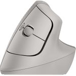 Logitech Lift Vertical Sand Ergonomische Vertikale Maus rechtshändig kabellos Bluetooth 4000 DPI