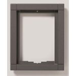 S. Siedle & Soehne Kombirahmen KR 611-1/1-0 DG dunkelgrau-glimmer (200038728-00)