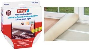 TESA Klettverlegeband, 25m x 50mm