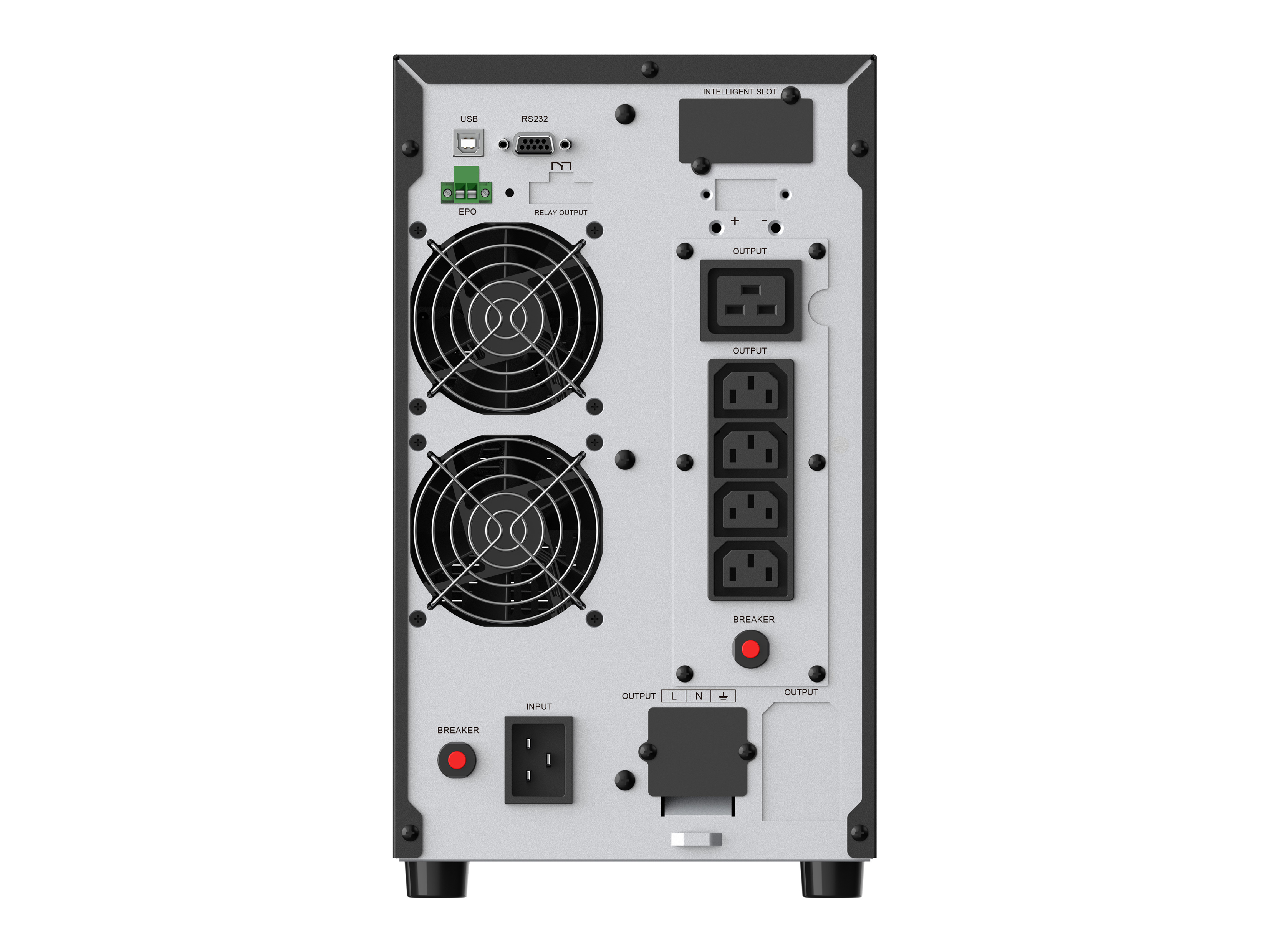 Conceptronic ZEUS52E3K Online Tower-USV 3000 VA 2700 W IEC Schwarz