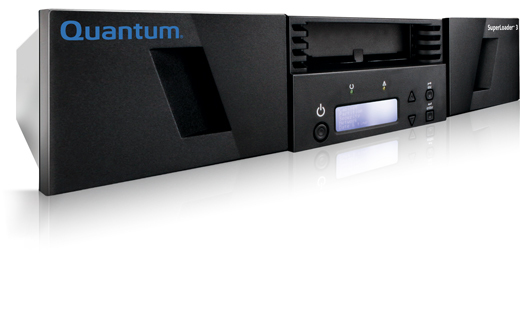 Quantum SuperLoader 3 Tape Autoloader LTO Ultrium 8 192 TB / 480 TB 16 Steckplätze 2U Schwarz