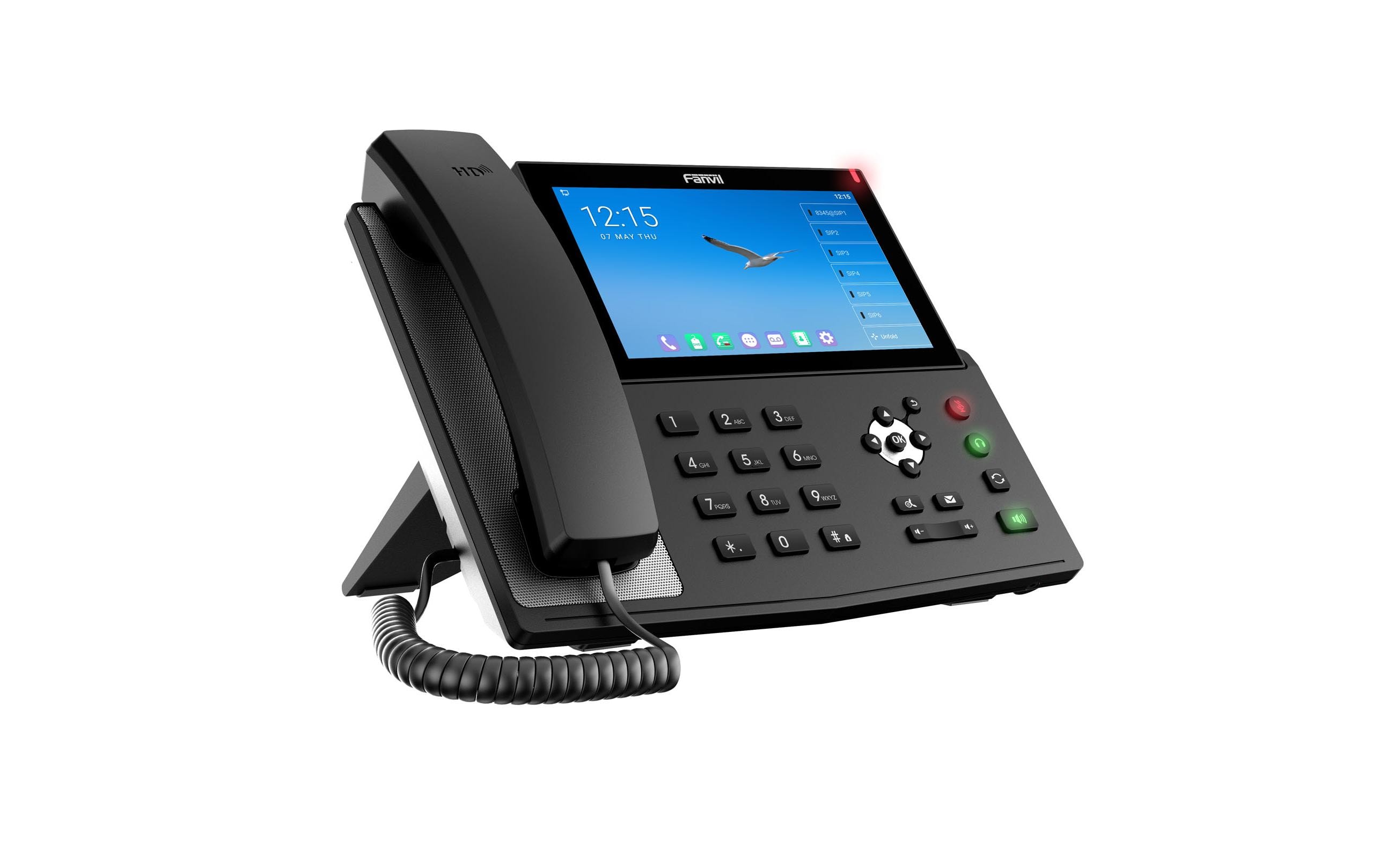 Fanvil X7A IP-Telefon 20 Zeilen Schwarz