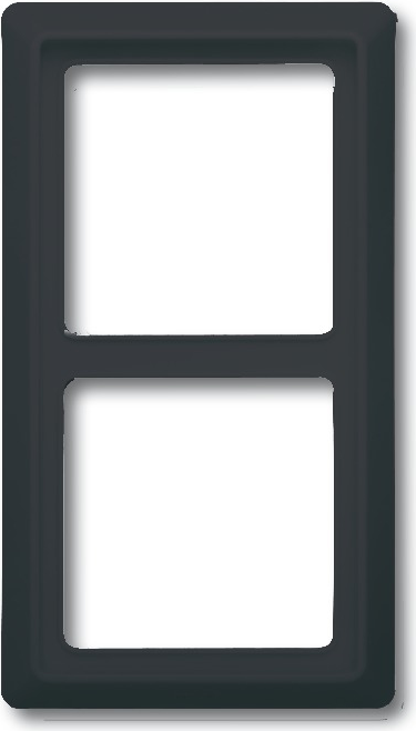 BUSCH-JAEGER Rahmen 2-fach 2102-35 IP44 Allwetter anthrazit 2102-35 (2102-35)