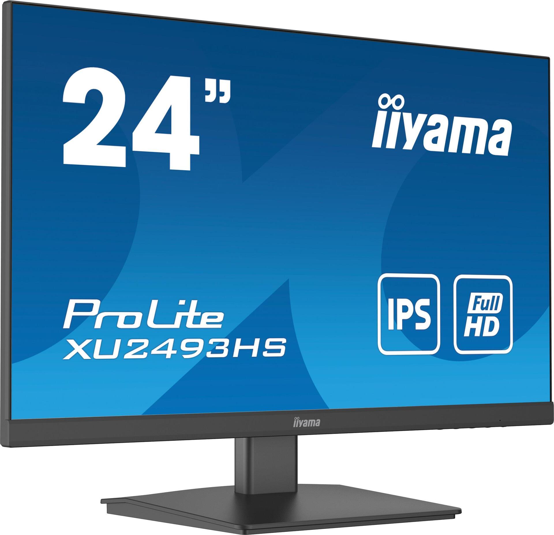 iiyama XU2493HS-B5 Computerbildschirm 61 cm (24" ) 1920 x 1080 Pixel Full HD LED Schwarz [Energieklasse G] (XU2493HS-B5)