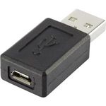 renkforce USB 2.0 Adapter [1x USB 2.0 Stecker A - 1x USB 2.0 Buchse Micro-B] Schwarz renkforce (29039C206)