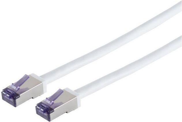 Lanview LVN-CAT6A-FLEX-50CMWH Netzwerkkabel Weiß 0,5 m S/FTP (S-STP) (LVN-CAT6A-FLEX-50CMWH)