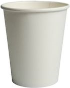 PAPSTAR Papp-Trinkbecher "To Go", 0,3 l, weiß aus Pappe mit PE-Beschichtung, Durchmesser: 80 mm, - 1 Stück (85065)