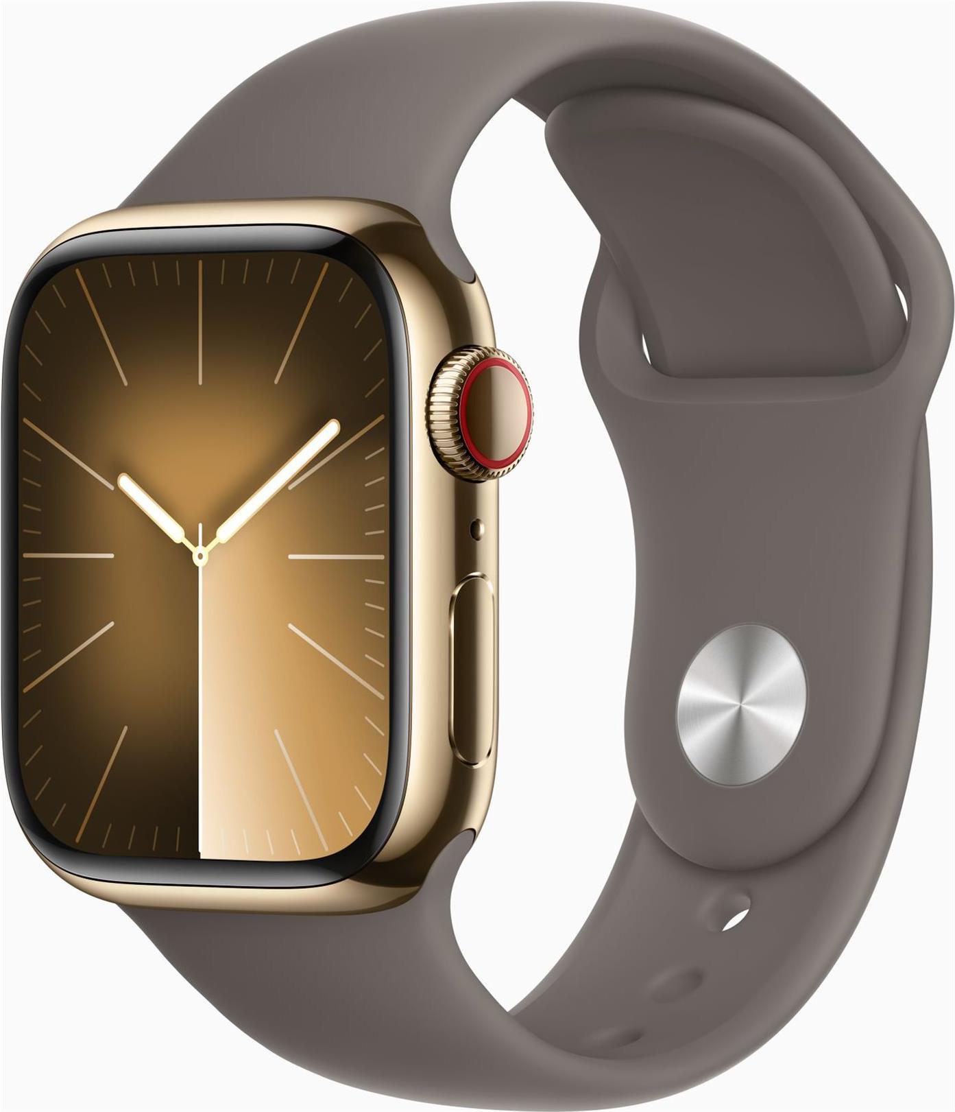 APPLE Watch Series 9 GPS + Cellular 41mm Gold Stainless Steel Case 