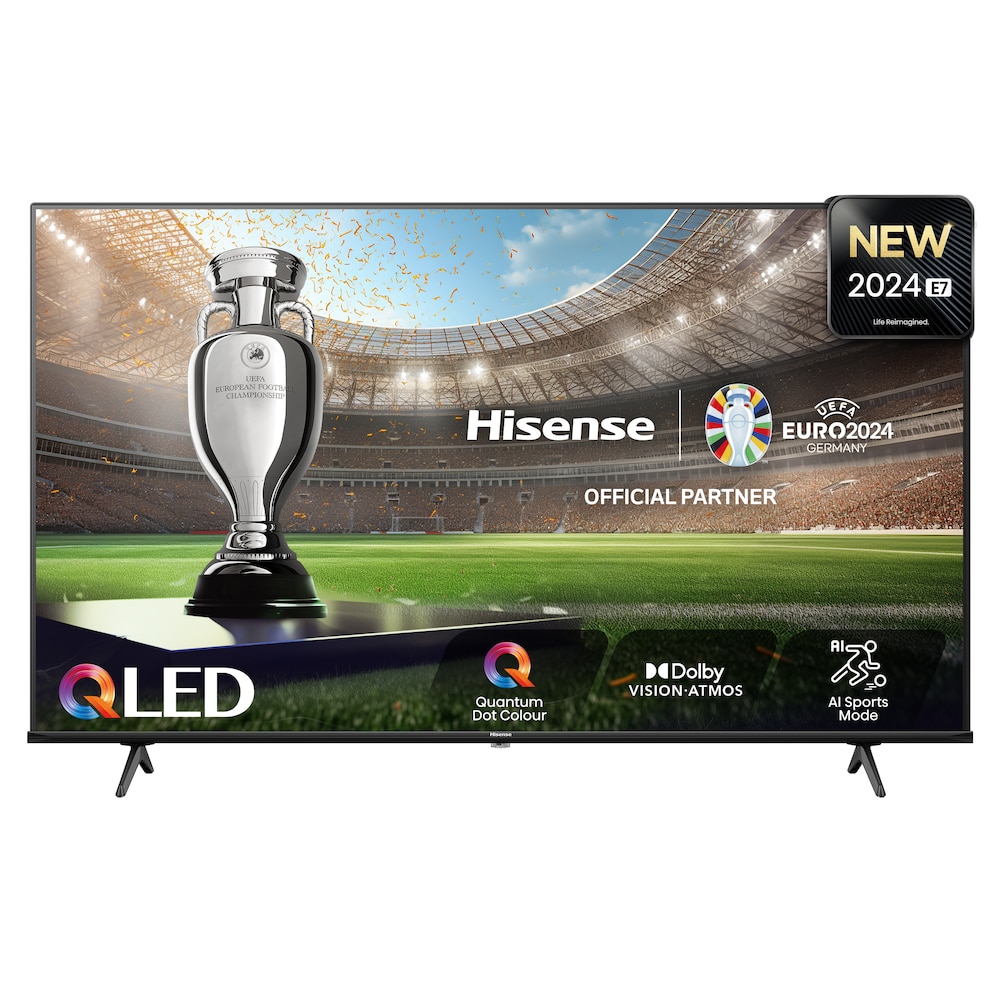 Hisense 85E77NQ 215cm 85" 4K QLED Smart TV Fernseher [Energieklasse E] (85E77NQ)