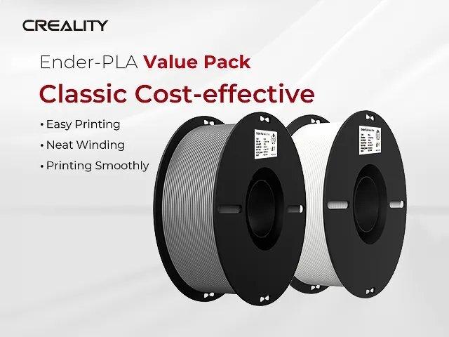 Creality PLA+ 1.75mm WHITE+GREY 2 1kg - CREALITY ENDER 3D FILAMENT (3301010365)