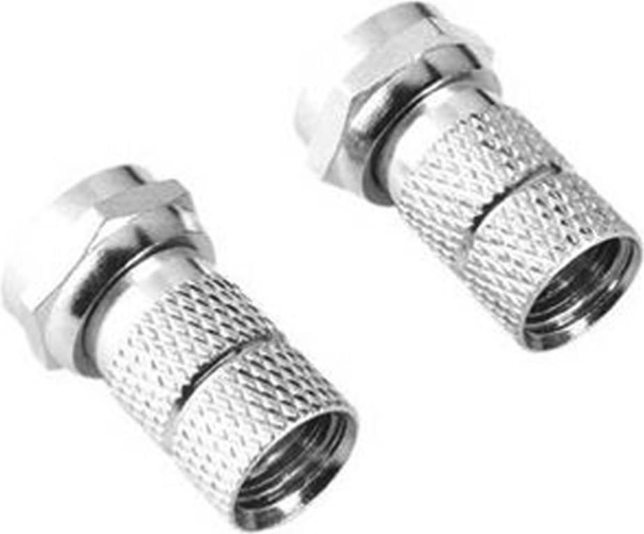 Hama F-Stecker, 6,8 mm, 4 Stück (00179405)