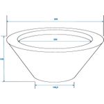 EUROPALMS LEICHTSIN BOWL-15, braun, glänzend (83011825)