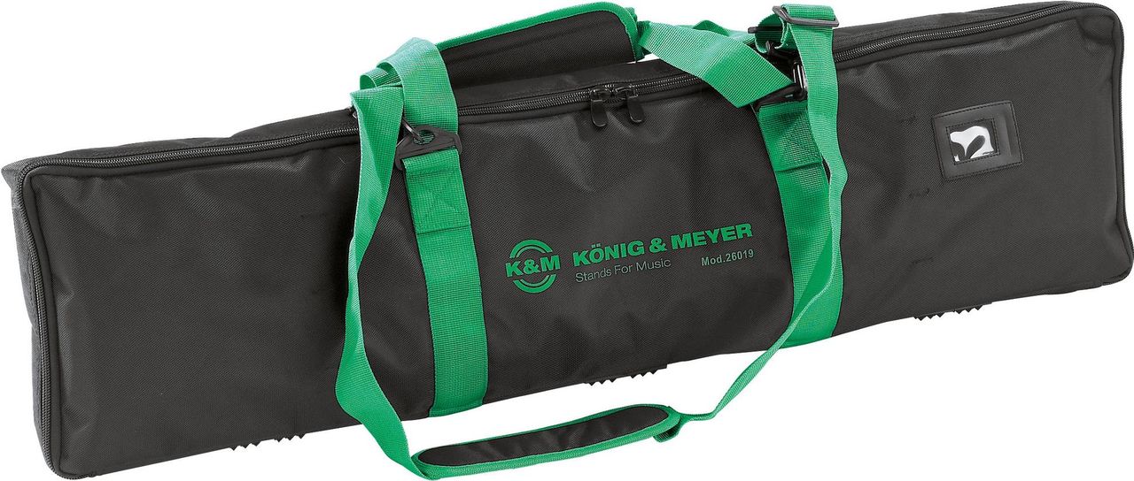 König & Meyer 26019-000-00 Shoulder bag case Nylon Schwarz - Grün Audiogeräte-Koffer (26019-000-00)