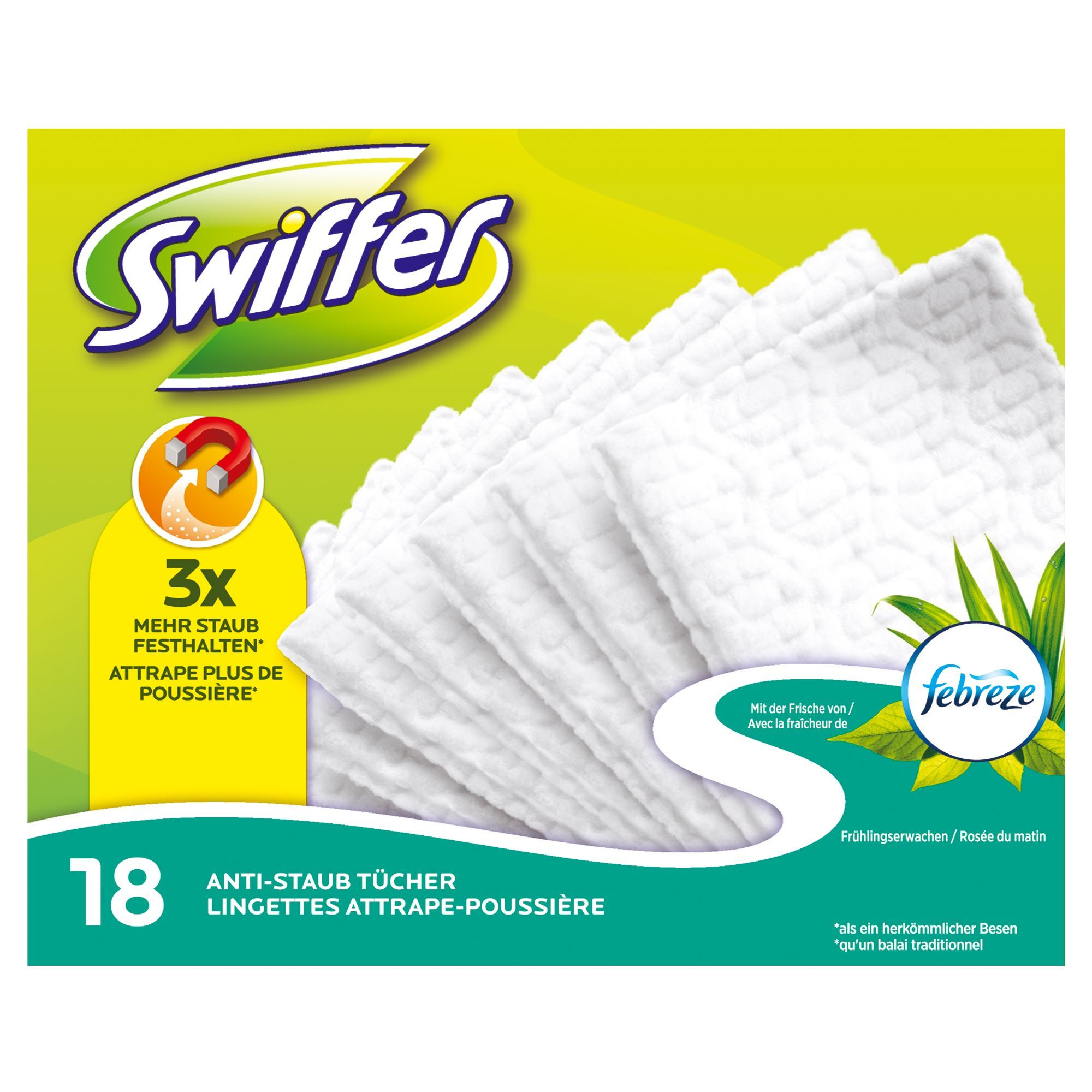 Swiffer Wischlappen Packung mit 18 Weiß