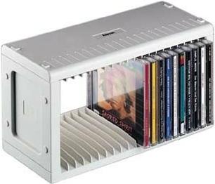 Hama CD Rack 20 Grau 20 CDs/DVDs (B x H x T) 289 x 157 x 125 mm Hama (48402)