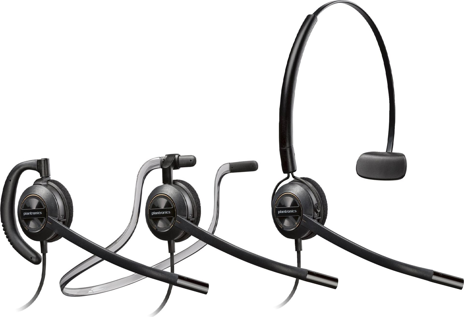 HP Poly EncorePro 540 Headset - On-Ear - Kabelgebunden - Quick Disconnect - Schwarz