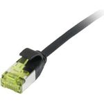 Patchkabel RJ45, CAT6A 500Mhz, 1,5m, schwarz, U/FTP, slimline rund d=3,8mm, TPE/LSZH(Superflex), AWG32, mitCat.7 Rohkabel, Synergy 21 (S217314V3)