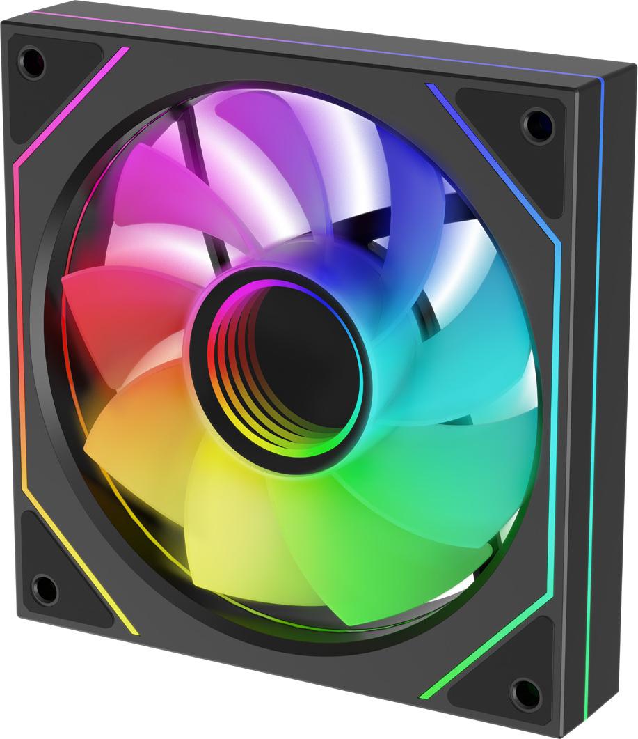 XILENCE XF078 Reverse Gehäuselüfter, mit Infinity-Mirror-Design (XF078)