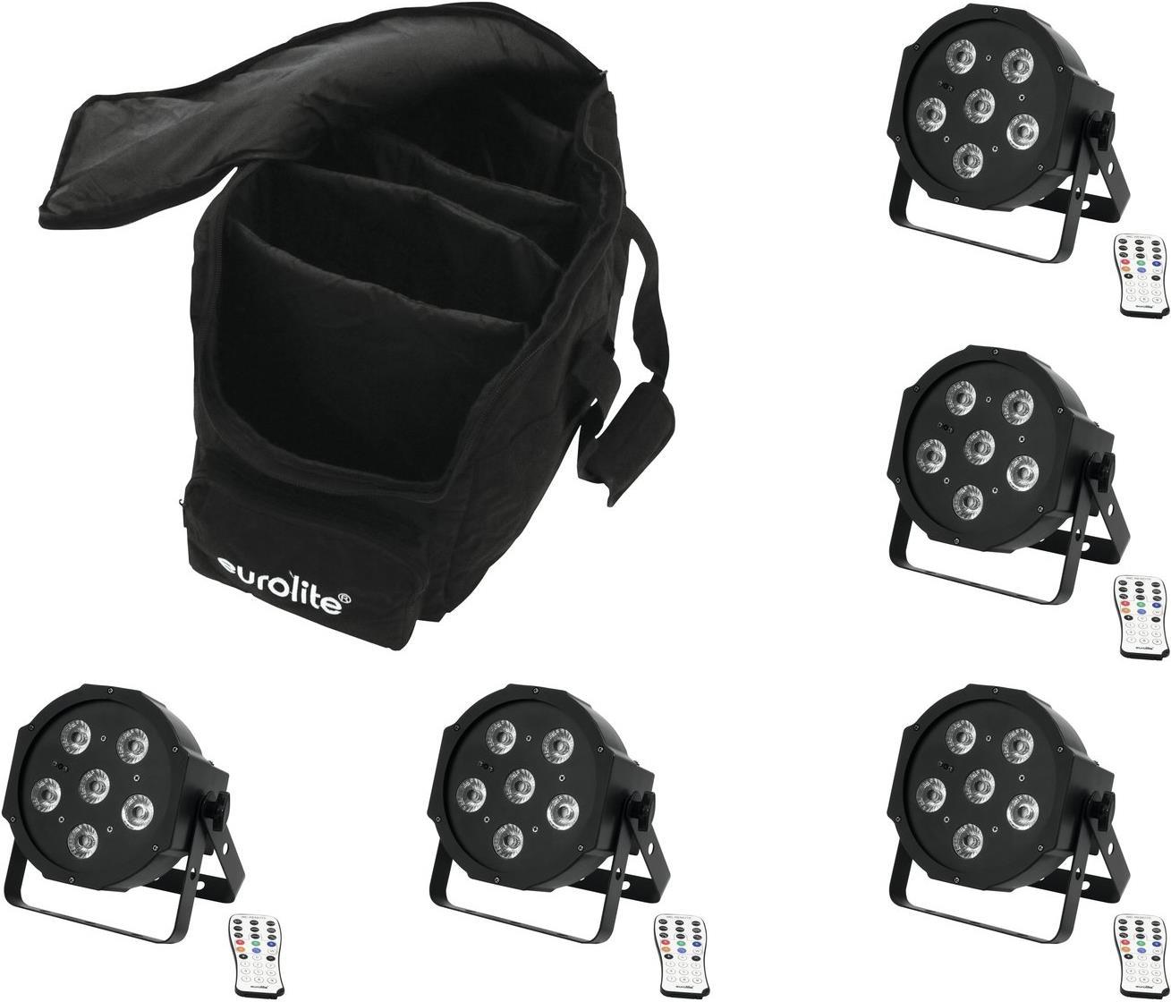 EUROLITE Set 5x LED SLS-603 + Soft-Bag (20000221)