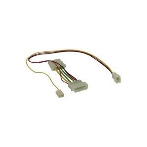 InLine® Lüfter Adapterkabel, 12V -zu 7V, mit Tachosignal (33007T)