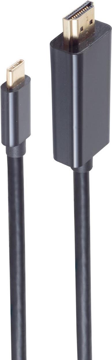 S-CONN shiverpeaks ®-BASIC-S--Displayportkabel-USB Typ C Stecker auf Displayport Stecker, 8K60Hz, 1,