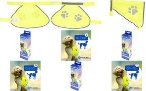 FIRST AID ONLY Hunde-Warnweste mit Pfoten-Print, gelb, L größenverstellbar durch verstellbare Klettverschlüsse, - 1 Stück (P-91915 00)